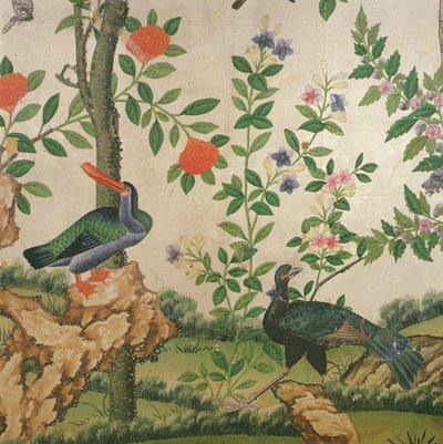 Bird Wallpaper, c.1840 by Chinese School